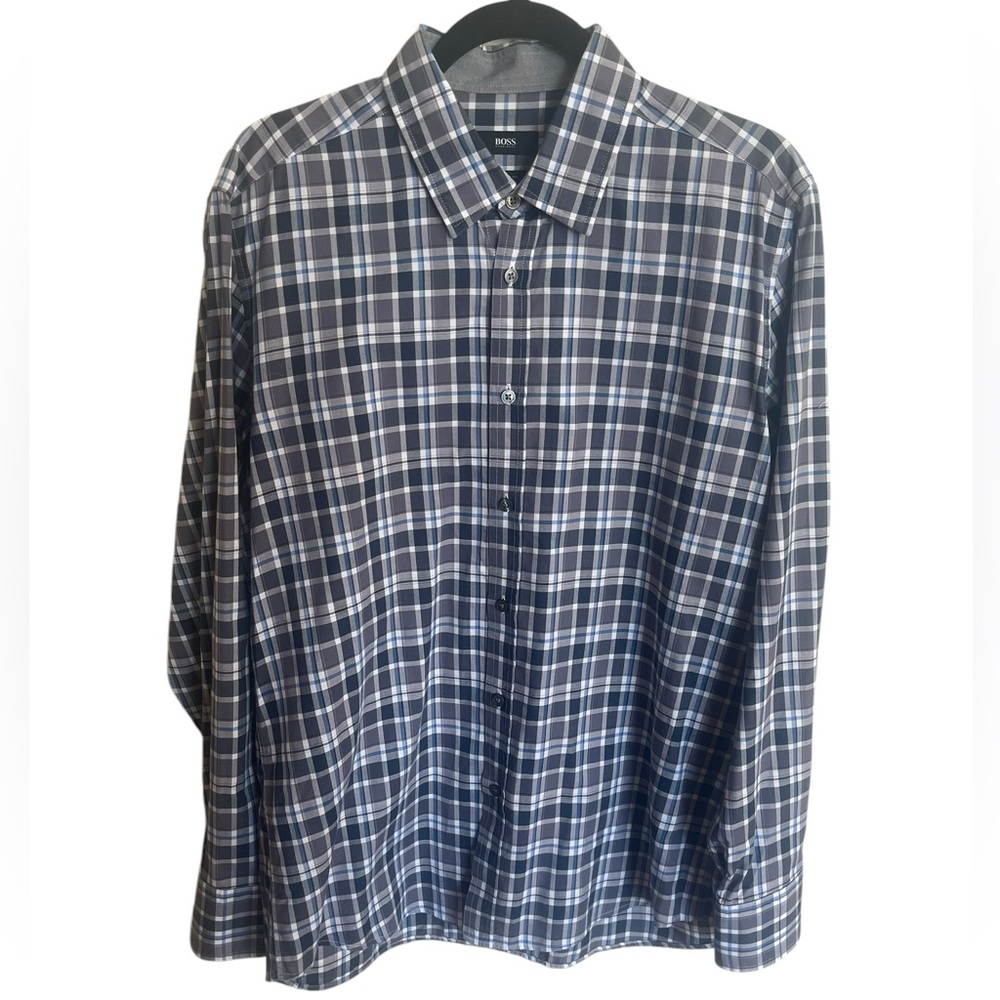 Hugo Boss‎ Plaid Button Down Shirt